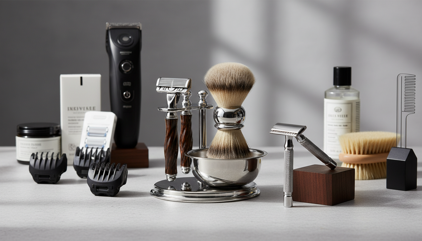 Barbersæt og Skrabere