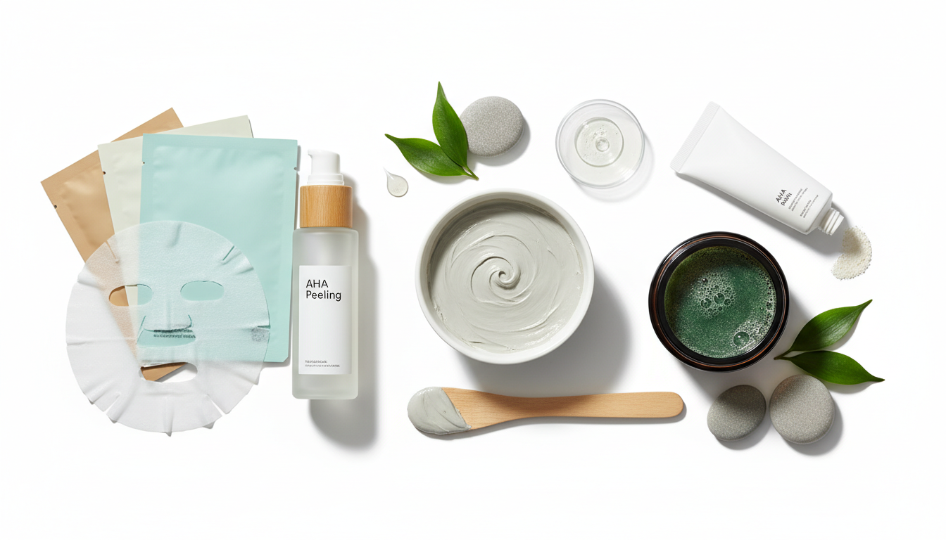 Masker og eksfoliering